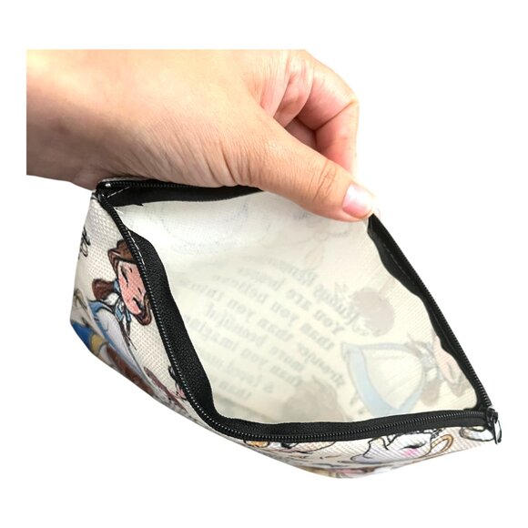Disneys Beauty & the Beast Travel Cosmetic Storage Bag (NEW) - Picture 3 of 3